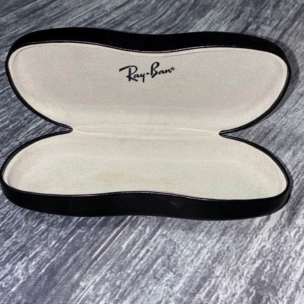 Ray-Ban Case Black Hard Side Aviator Clamshell Eyeglass Sunglass 6.5" CASE ONLY‎ - Picture 5 of 9